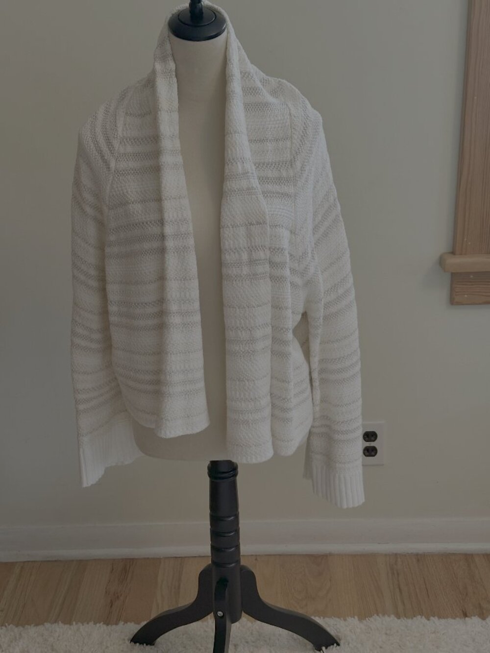 Anthropologie Moth Striped Knit Cardigan - Size Large NWOT